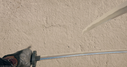 The Katanas in first person.