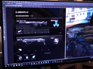 Auger DMR without a scope in the PC Behind the Scenes video.