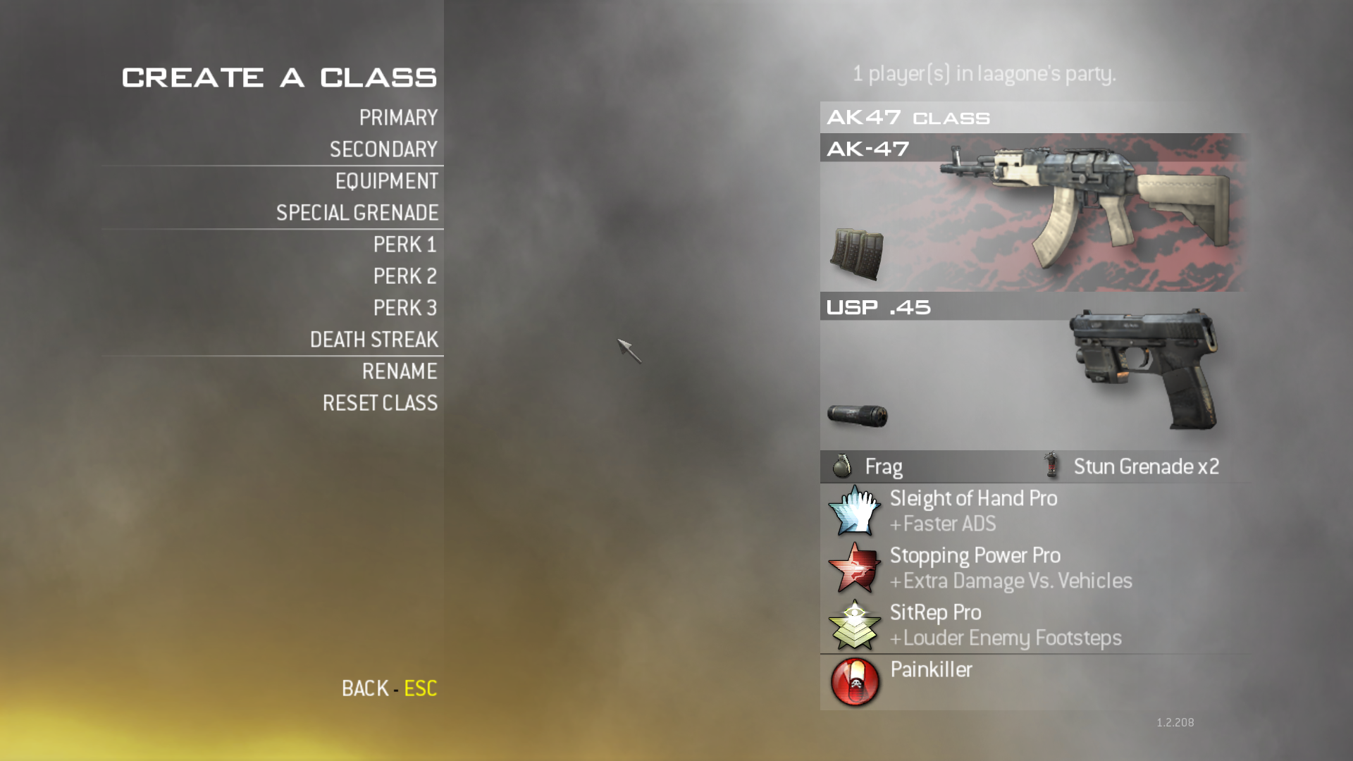 call of duty 2 classes