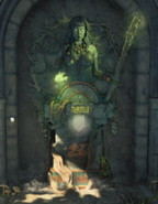 The Danu altar in-game.