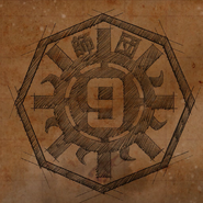 Логотип отдела 9 на постере таймплайна дополнения Zombies Chronicles