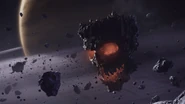 The Skull shaped Asteroid where Astra Malorum takes place.