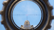 Aiming down the default scope