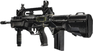 Third person view of the FAMAS with a foregrip