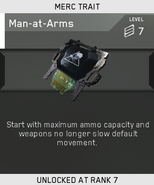 Man-at-Arms Unlock Card IW