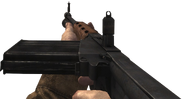 The FG42 a Bipod attached. This model is used by default in Zombies, regardless of whether the attachment is equipped or not.