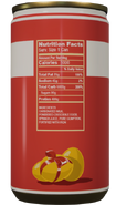 Back of the Juggernog can, showcasing nutritional information