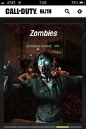Zombies menu.