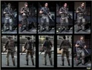 Modele żołnierzy PMC