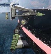 3rd person view of the Combat Axe.