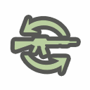 Weapon Trade Station Mini-Map Icon.