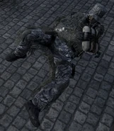 Third person view of Dead Man's Hand.