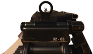 Stoner 63 Aiming BOCW.png (1.08 MB) Stoner 63's default Iron Sights.