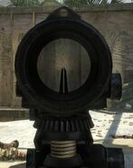 Aiming down the SUSAT sight