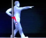 A holstered Five-seven in the Reveal Trailer, highlighted in red.