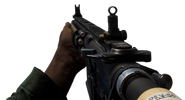 The M4A1 in first person.