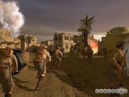 British soldiers in Egypt in Call of Duty 2.