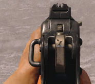 The default Iron Sights of the OTs 9.