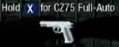 CZ75 Full-Auto Pickup Icon