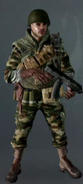 A Tropas soldier with the Hardline perk in multiplayer.