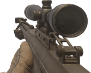 The Barrett .50cal in first person.
