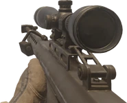 The Barrett .50cal in first person