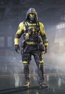 Merc 5's "Going Gold" uniform in-game.