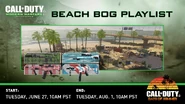 Promotional image for Beach Bog and the respective camouflages.