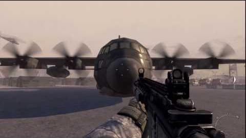 The AC-130 in "S.S.D.D.". Note it is not a solid object.