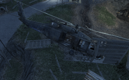 Crashed UH-60 in "Safehouse".