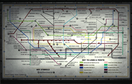 The underground tube map.