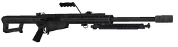 Render of the M82A1's model, with the raised carrying handle gained when the variable zoom is attached