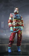 Vanguard's "Painted Garments" uniform in-game.