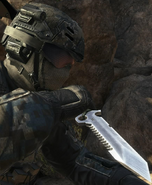 The Combat Knife in Third person.