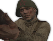 The player's character Model in the Soviet Campaign.