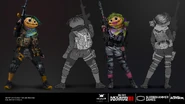 Concept art of the "Tracer Pack: Sock Puppets New Weapon Bundle".