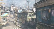 A view of the Favela map in Call of Duty: Ghosts.