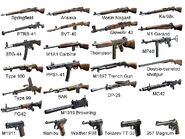 Call of Duty World at War weapons.