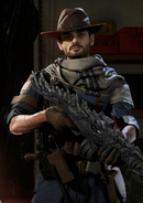 Morte wearing the "Conciliatore" skin in Warzone.