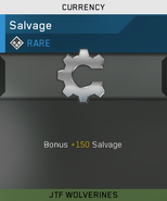 Rare Salvage Unlock Card IW