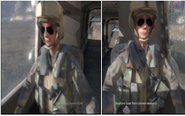 The models of the Shepherd's helicopter's pilots. Take note that the models are reused from Volker from Call of Duty 4: Modern Warfare but the graphics & details of the models are poor. The models have no animations too, so they're basically statues