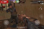 One of the Marines as seen in the iOS game, Call of Duty: Zombies.