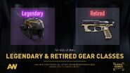 Legendary and Retired gear announcement.