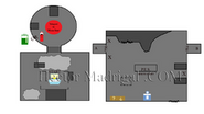 Area 51 layout and the Receiving Bay on the Moon