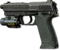 USP .45 w/ Tactical Knife, used by enemies during the Last Stand