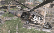 Crashed UH-60 in "Heat".