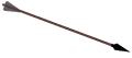 Explosive crossbow bolt model.