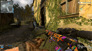 The M200 with Graffiti camouflage in Call of Duty Online.