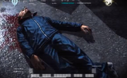 Victor's corpse in the cutscene of Ultimatum in Modern Warfare Remastered