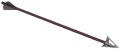 Render of the unused standard crossbow bolt.